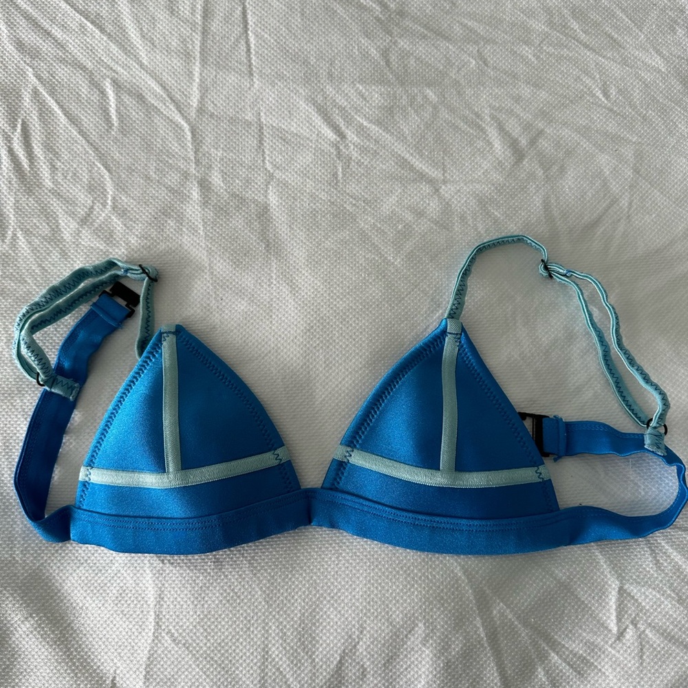 Triangl bikini blue with adjustable straps size xs